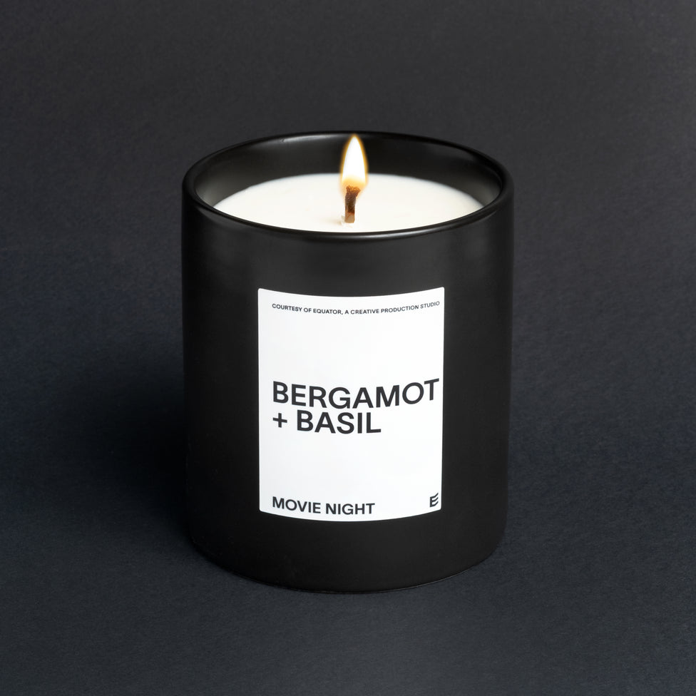 Bergamot + Basil Movie Night Candle