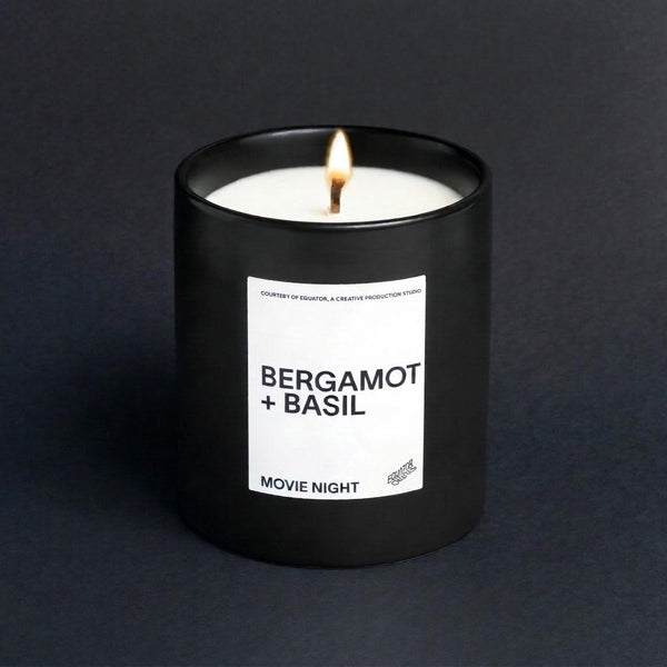 Bergamot + Basil Movie Night Candle