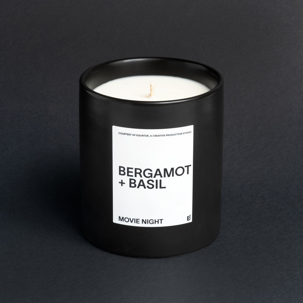 Bergamot + Basil Movie Night Candle
