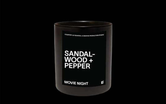 Sandalwood + Pepper Movie Night Candle